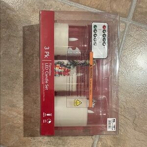 Flameless LED Candle Set with Remote